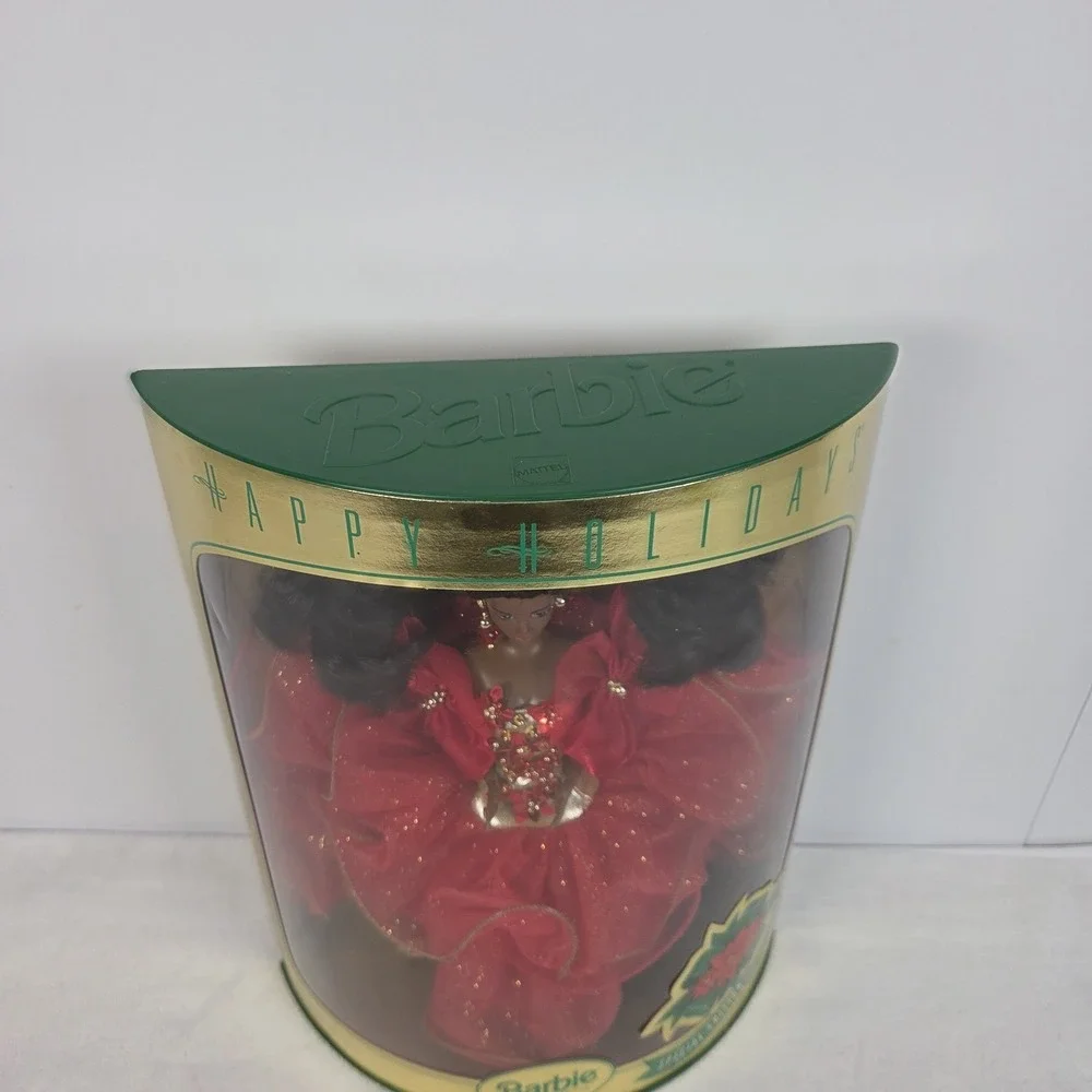 1993 Happy Holidays African American Barbie Doll Special Edition Mattel 10911
